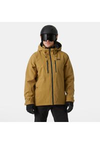 Kurtka narciarska Helly Hansen Juniper 3.0. Kolor: brązowy. Sezon: zima. Sport: narciarstwo