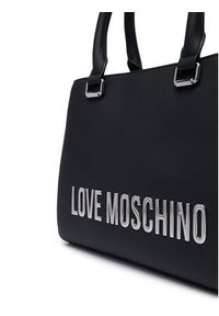 Love Moschino - LOVE MOSCHINO Torebka JC4022PP1PKD000B Czarny. Kolor: czarny. Materiał: skórzane #4