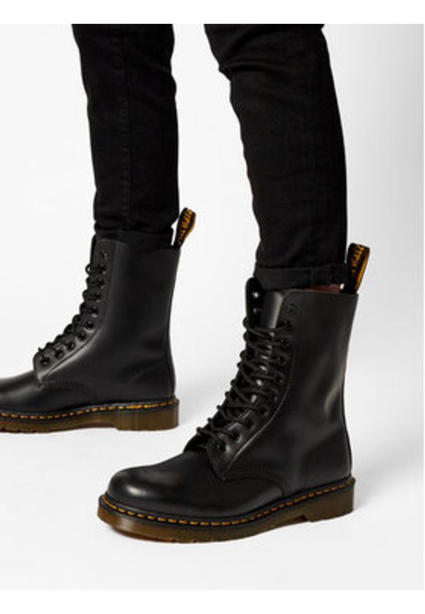 Dr. Martens Glany 1490 Smooth 11857001 Czarny. Kolor: czarny. Materiał: skóra