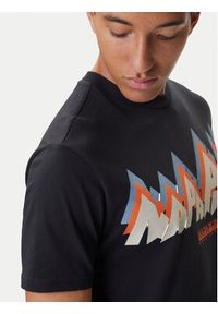 Napapijri T-Shirt Fiemme NP0A88T5 Czarny Regular Fit. Kolor: czarny. Materiał: bawełna