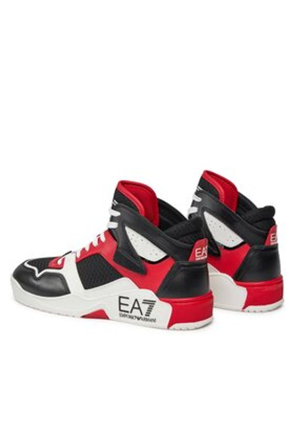 EA7 Emporio Armani Sneakersy X8Z039 XK331 S915 Czarny. Kolor: czarny. Materiał: materiał