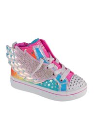 skechers - Buty do chodzenia niemowlęce Skechers Twi-lites 2.0 Dreamy Wings. Kolor: wielokolorowy. Materiał: materiał, syntetyk. Szerokość cholewki: normalna. Sport: turystyka piesza