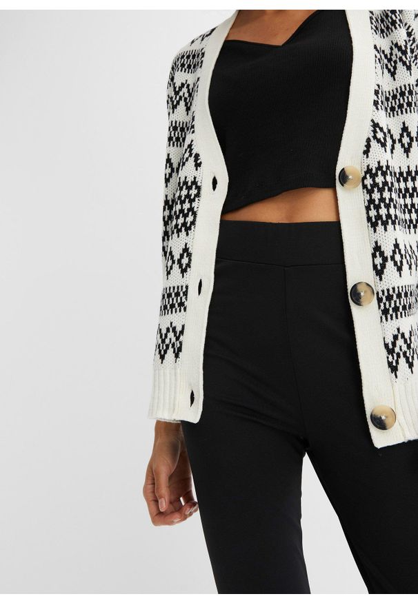 bonprix - Legginsy termiczne high waist, z szerokim, wygodnym paskiem. Stan: podwyższony. Kolor: czarny