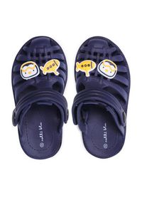 Nelli Blu Klapki CP50-22015 Granatowy. Kolor: niebieski #7