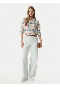 Polo Ralph Lauren Koszula 211970733501 Kremowy Classic Fit. Typ kołnierza: polo. Kolor: kremowy. Materiał: len #2