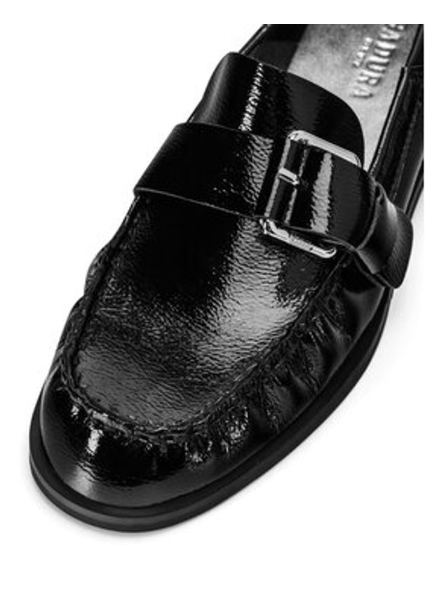 Badura Mokasyny CAMELLIA-V1792-255 Czarny. Kolor: czarny. Materiał: skóra, lakier