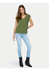 only - ONLY Bluzka Jasmina 15252241 Zielony Regular Fit. Kolor: zielony. Materiał: wiskoza #2
