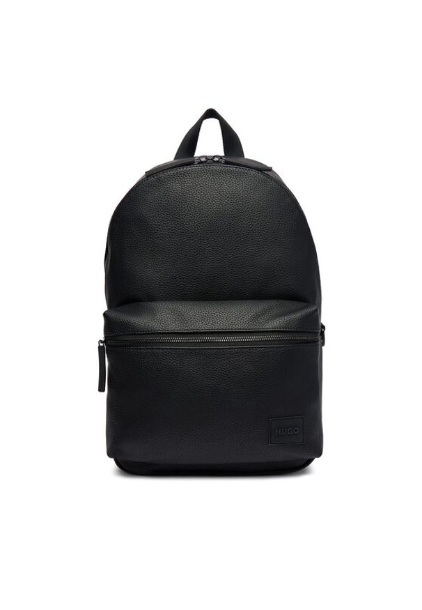 Hugo - HUGO Plecak 50535693 Czarny. Kolor: czarny. Materiał: skóra