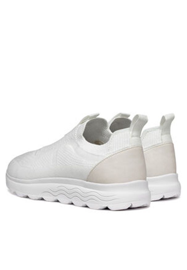Geox Sneakersy U Spherica U25BYA 0006K C1000 Biały. Kolor: biały. Materiał: materiał