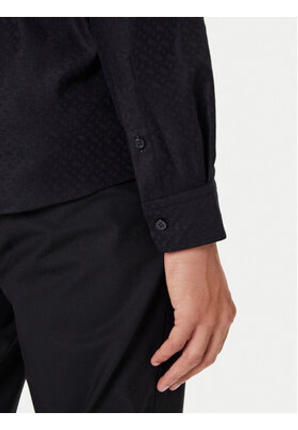 BOSS Koszula C-Liam 50550657 Czarny Regular Fit. Kolor: czarny. Materiał: bawełna, wiskoza