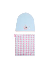 Komplet czapka i komin Mickey&Friends. Kolor: niebieski