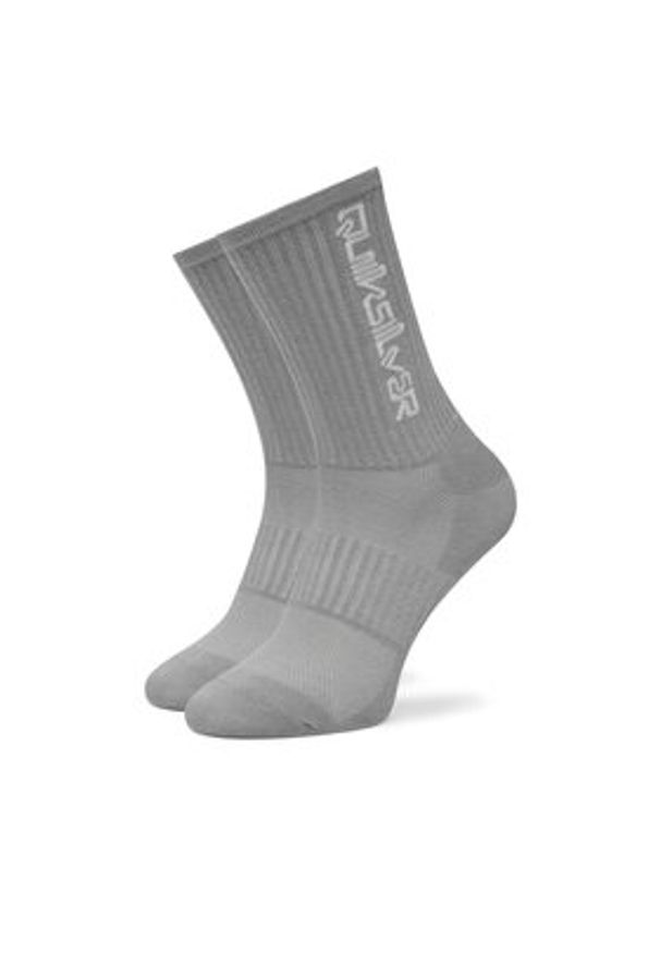 Quiksilver Zestaw 3 par wysokich skarpet męskich AS_QUIKSILVER_100W_SS25 (3-PACK) Biały. Kolor: biały. Materiał: materiał, bawełna