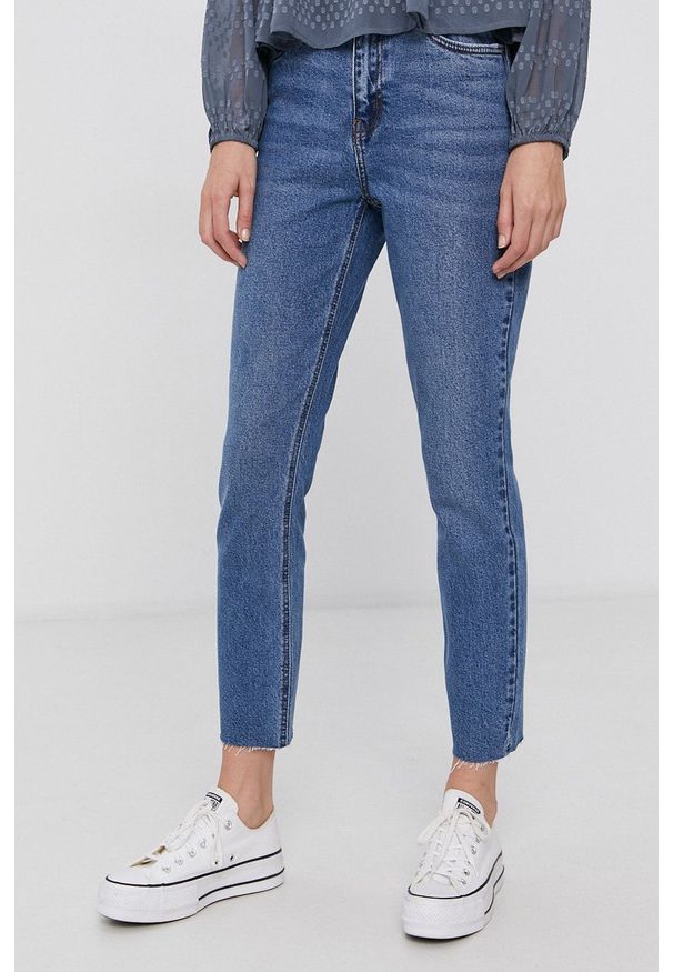 Vero Moda - Jeansy Brenda. Kolor: niebieski