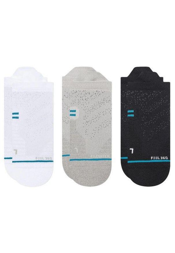 Skarpety biegowe Stance Athletic Tab 3 Pack. Kolor: biały