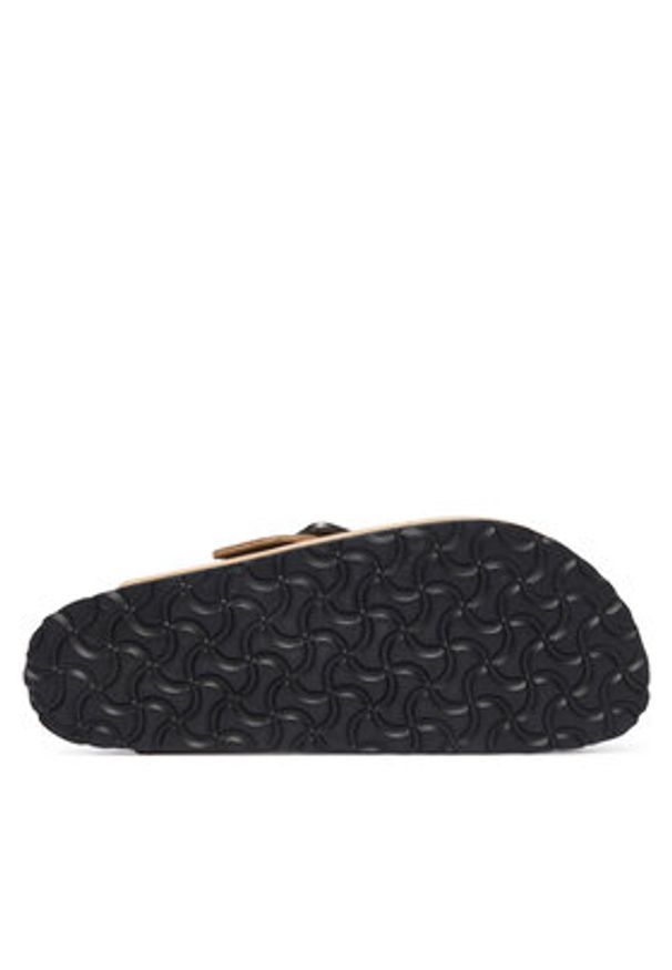 Birkenstock Klapki Boston Wire Buckle 1031573 Beżowy jasny. Kolor: beżowy. Materiał: skóra, nubuk