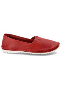 Czerwone Baleriny Maciejka Wygodne Obuwie Damskie. Okazja: na co dzień. Kolor: czerwony. Materiał: skóra. Styl: casual, elegancki #3