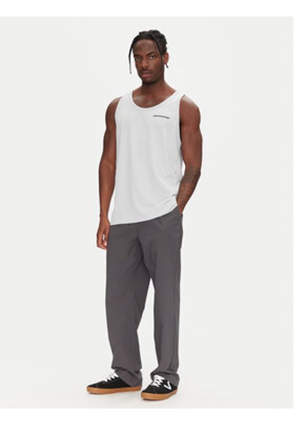 Jack & Jones Tank top Fusion 12276614 Szary Regular Fit. Kolor: szary. Materiał: syntetyk, bawełna