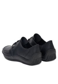Rieker Półbuty L1719-00 Czarny. Kolor: czarny. Materiał: skóra #7