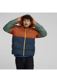 Kurtka Puma Power Down Puffer, Mężczyźni. Kolor: wielokolorowy. Materiał: materiał, poliester