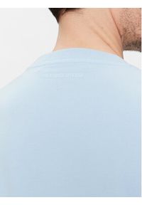 Karl Lagerfeld - KARL LAGERFELD T-Shirt 755403 541221 Błękitny Regular Fit. Typ kołnierza: dekolt w karo. Kolor: niebieski. Materiał: bawełna #2