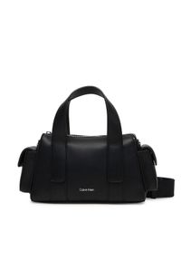 Calvin Klein Torebka Webbing Strap Pocket Bag LV04F3291G Czarny. Kolor: czarny. Materiał: skórzane #1