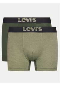 Levi's® Komplet 2 par bokserek Optical Illusion 37149-0807 Zielony. Kolor: zielony. Materiał: bawełna