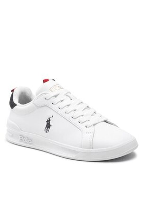 Polo Ralph Lauren Sneakersy Hrt Ct II 809860883003 Biały. Kolor: biały. Materiał: skóra