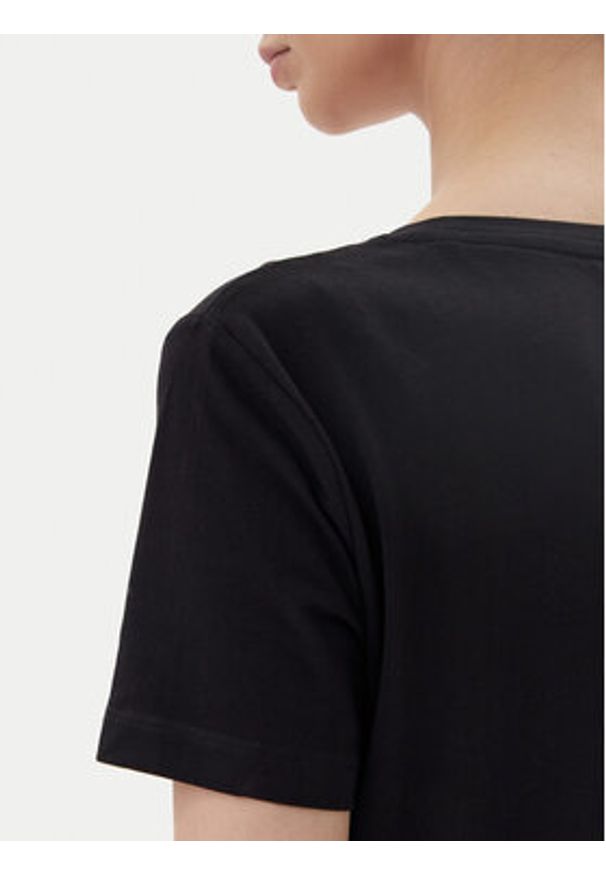 EA7 Emporio Armani T-Shirt 7W000094 AF10373 UC001 Czarny Slim Fit. Kolor: czarny. Materiał: bawełna