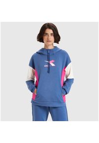 Diadora - Bluza damska DIADORA L.HOODIE LUSH. Kolor: niebieski