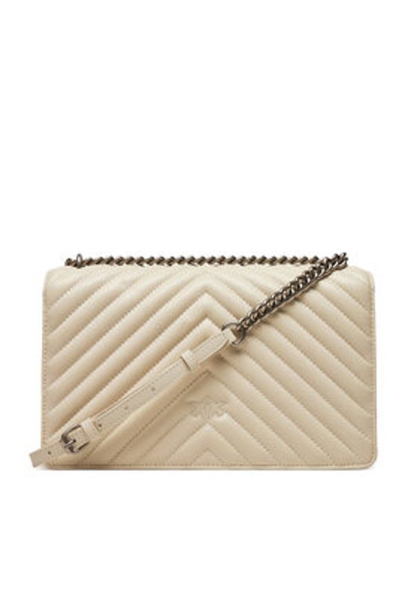 Pinko - PINKO Torebka Love One Classic Dc PE 24 PLTT 100941 A0GK Écru. Materiał: skórzane