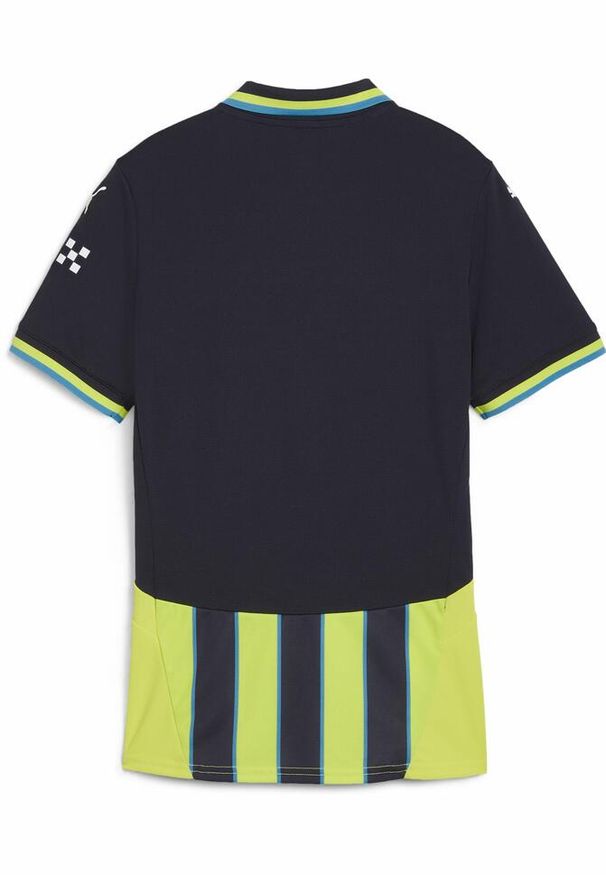 Puma - Damska koszulka wyjazdowa Manchester City 24/25 PUMA New Navy Yellow Glow Blue. Kolor: żółty, wielokolorowy, niebieski
