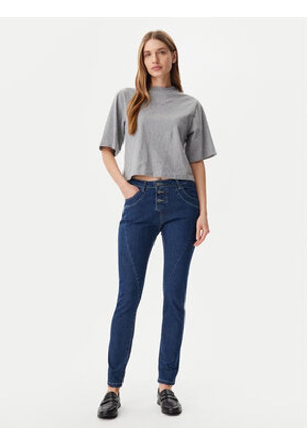 Please Jeansy P78ABQ2C91 Granatowy Regular Fit. Kolor: niebieski