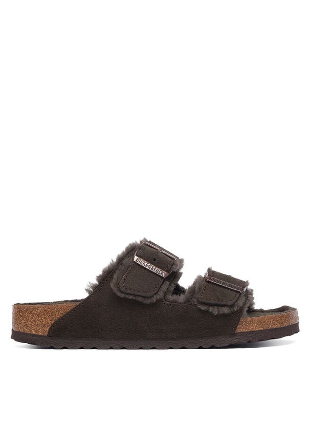 Klapki Birkenstock. Kolor: brązowy