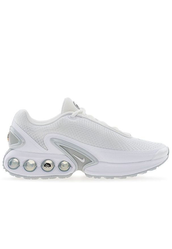 Buty Nike Air Max Dn FJ3145-102 - białe. Kolor: biały. Materiał: syntetyk, materiał, guma. Szerokość cholewki: normalna. Model: Nike Air Max
