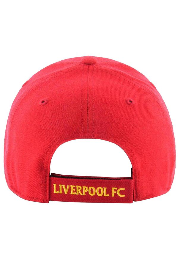 Męska czapka z daszkiem 47 Brand EPL FC Liverpool Cap. Kolor: czerwony. Materiał: akryl, wełna. Styl: sportowy
