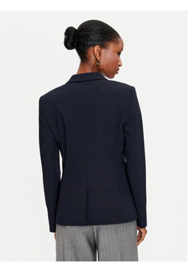 BOSS - Boss Marynarka Juleah1 50514069 Granatowy Slim Fit. Kolor: niebieski. Materiał: syntetyk