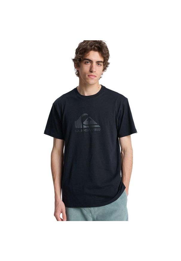 Quiksilver - Koszulka z krótkim rękawem EV COMP LOGO Mężczyźni. Kolor: brązowy, zielony, wielokolorowy. Materiał: materiał, bawełna. Długość rękawa: krótki rękaw. Długość: krótkie. Wzór: nadruk