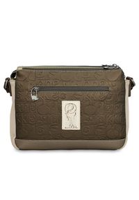 Brązowa Damska Torebka Anekke Z Laleczką. Kolor: brązowy. Wzór: aplikacja. Dodatki: z breloczkiem. Materiał: zdobione. Styl: casual #10