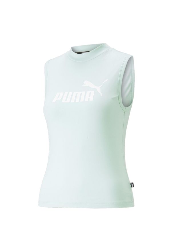 T-shirt damski bez rękawów Puma Slim Logo Tank Kobieta. Kolor: wielokolorowy, zielony. Długość rękawa: bez rękawów. Sport: fitness