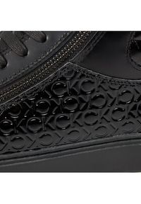 Calvin Klein Sneakersy High Top Lace Up W/Zip Mono HM0HM01276 Czarny. Kolor: czarny. Materiał: skóra #5