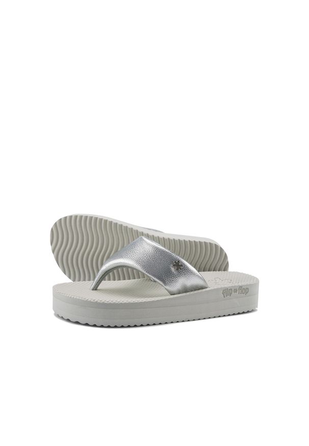 Flip*Flop - Japonki basenowe damskie Flip Flop Comfy Paddy. Kolor: szary. Sezon: lato