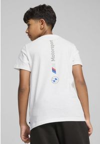 T-shirt dziecięcy Puma BMW MMS Ess Logo 2. Kolor: biały