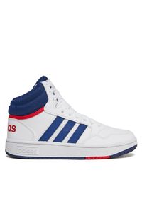 Adidas - adidas Sneakersy Hoops Mid Shoes GZ9647 Biały. Kolor: biały. Materiał: materiał #1