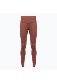 Joy in me - Legginsy do jogi damskie JOYINME 7/8 Unity Ease. Kolor: brązowy. Sport: joga i pilates