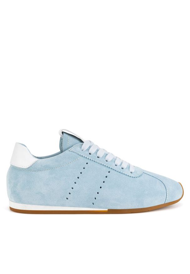 Gino Rossi Sneakersy AYA-110125 Niebieski. Kolor: niebieski. Materiał: zamsz, skóra