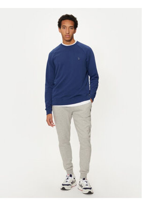 U.S. Polo Assn. Bluza MUP1859 Niebieski Regular Fit. Typ kołnierza: polo. Kolor: niebieski. Materiał: bawełna
