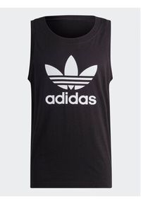 Adidas - adidas Tank top Adicolor Classics Trefoil Tank Top IA4811 Czarny Regular Fit. Kolor: czarny. Materiał: bawełna #5