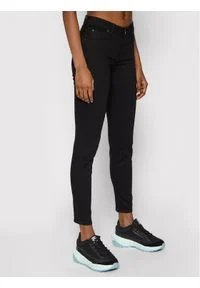 Lee Jeansy Skinny Fit Scarlett L526FS47 Czarny Skinny Fit. Kolor: czarny. Materiał: jeans