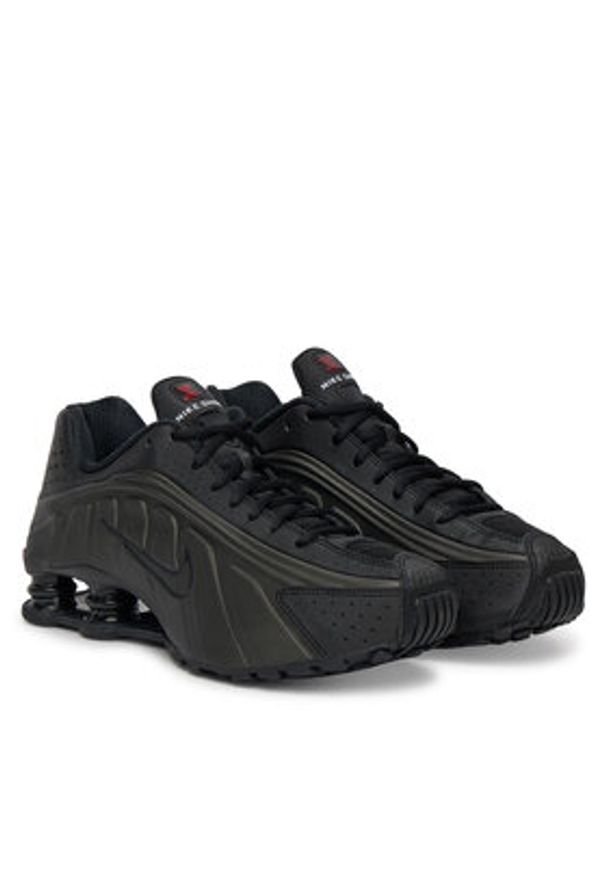 Nike Sneakersy Shox R4 HQ1988 Czarny. Kolor: czarny. Materiał: syntetyk