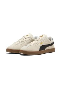 Puma - Sneakersy zamszowe unisex PUMA Club II PUMA Alpine Snow Black Gold White. Kolor: czarny, biały, wielokolorowy. Materiał: zamsz. Sport: turystyka piesza